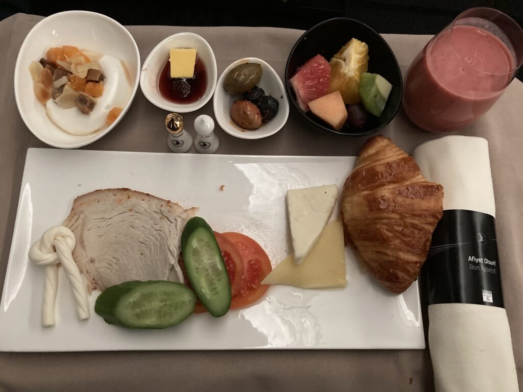 ターキッシュエアライン イスタンブール-羽田便のビジネスクラス