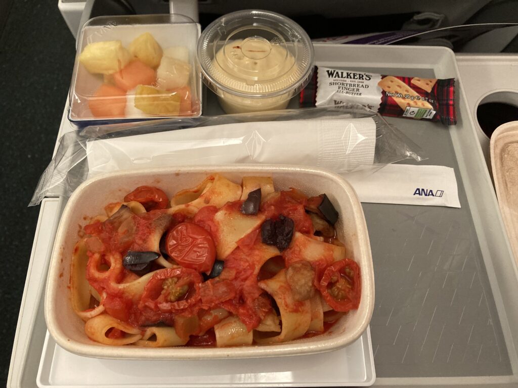 ANA ロンドン ヒースロー-羽田便のエコノミークラス